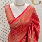 Soft Katan with diamond shape geometric designs