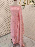 Salwar with swan and bird motify design and floral pattern on body - Image 5
