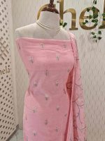 Salwar with swan and bird motify design and floral pattern on body - Image 6