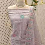 Salwar with thread embroidery work on all-over the body