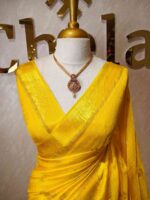 Viscose with flower bud and leafy like buttas - Image 43