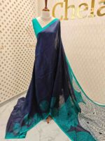 Soft silk with wooden inside portion like pattern - Image 9