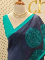 Soft silk with wooden inside portion like pattern - Image 7