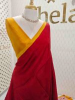 Soft silk with wooden inside portion like pattern - Image 2