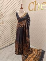 Soft silk with different geometric like printed pattern - Image 3