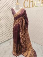 Soft silk with different geometric like printed pattern - Image 12