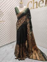 Soft silk with different geometric like printed pattern - Image 6