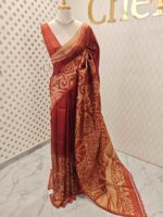 Soft silk with different geometric like printed pattern - Image 9
