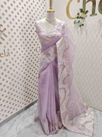 Organza with  wavy work, often referred to as Turkish embroidery - Image 27