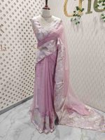 Organza with  wavy work, often referred to as Turkish embroidery - Image 15
