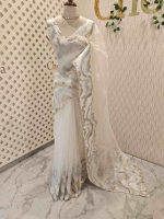 Organza with  wavy work, often referred to as Turkish embroidery - Image 3