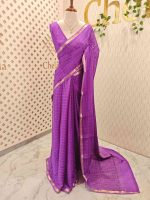Viscose with check design and thin border (Dark) - Image 87