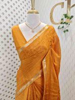 Viscose with check design and thin border (Dark) - Image 82