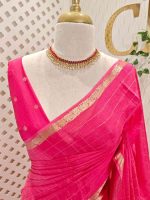 Viscose with check design and thin border (Dark) - Image 74