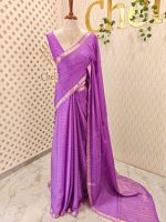 Viscose with check design and thin border (Dark) - Image 69