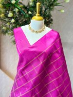Kanjeevaram saree with bold zari checks all over the body - Image 7