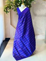 Kanjeevaram saree with bold zari checks all over the body - Image 6