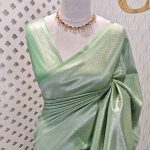 Banarasi with small floral parsley design