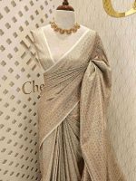 Soft katan with dotted leaf design - Image 8