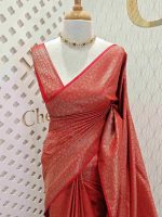 Soft katan with dotted leaf design - Image 14