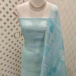 Kota silk salwar with beading and digital print dupatta