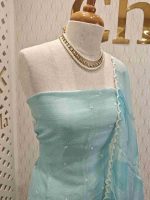 Kota silk salwar with beading and digital print dupatta - Image 3