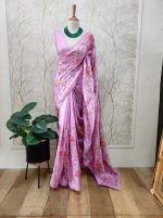 Tussar silk with blanket stitch on border and full body embroidery - Image 6