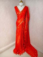 Viscose with flower buttas and self border - Image 4