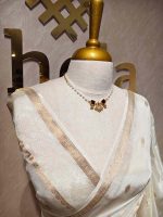 Viscose with flower buttas and self border - Image 6