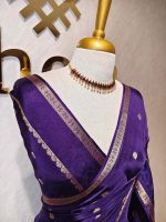 Viscose with flower buttas and self border - Image 12