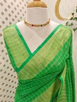 Linen with mini check pattern - Image 8