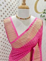 Linen with mini check pattern - Image 35