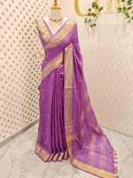 Linen with mini check pattern - Image 21