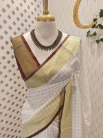 Linen with mini check pattern - Image 25