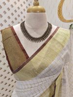 Linen with mini check pattern - Image 26