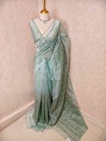 Organza with turkish vertical metalic,self thread crinkled like pattern - Image 21