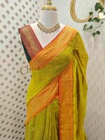 Kota Cotton with traditional paisley motifs - Image 45