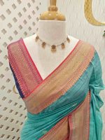 Kota Cotton with traditional paisley motifs - Image 42