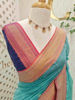 Kota Cotton with traditional paisley motifs - Image 43