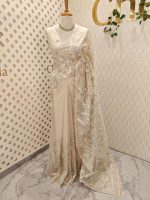 Turkish organza with aquatic plant-inspired embroidery - Image 25