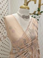 Turkish organza with aquatic plant-inspired embroidery - Image 27