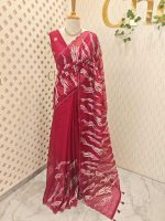 Turkish organza with aquatic plant-inspired embroidery - Image 31