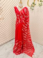 Turkish organza with aquatic plant-inspired embroidery - Image 13