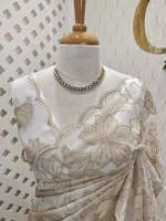 Tissue with Turkish floral embroidery work - Image 14