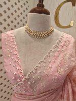 Kota Silk With Scalop Pearl Work - Image 5