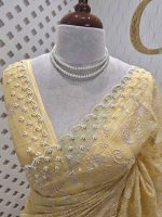 Kota Silk With Scalop Pearl Work - Image 8