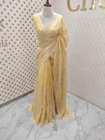 Kota Silk With Scalop Pearl Work - Image 9