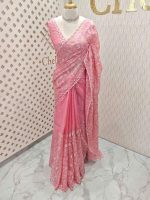 Kota Silk With Scalop Pearl Work - Image 12