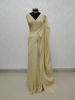 Mul Chandheri with hakoba-style cutout lace detailing - Image 2