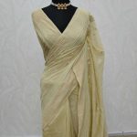 Mul Chandheri with hakoba-style cutout lace detailing